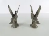 Set van 6 metalen vogelbeeldjes – 2 eenden en 2 fazantenkoppels – foto 5 – kavel bij De Kringwinkel, Heverlee