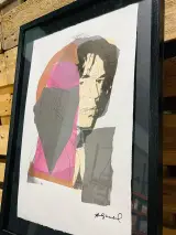 Offset-lithografie, Andy Warhol, Mick Jagger, (gesigneerd met certificaat) – foto 2 – kavel bij Onlineveilingmeester, Groningen