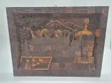 Bijzonder vintage houten wandreliëf – handgemaakt – Indonesische Minangkabau-stijl – 20e eeuw – foto 2 – kavel bij Onlineveilingmeester, Groningen