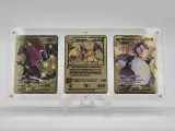 Metalen Pokémon Charizard kaarten in luxe acryl display – kavel bij Onlineveilingmeester, Groningen