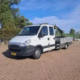 Bedrijfsauto, Iveco, 50C15 openlaadbak met laadkraan Hiab XS022 HiDuo, 2013 – kavel bij Onlineveilingmeester, Wijk en Aalburg