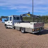 Bedrijfsauto, Iveco, 50C15 openlaadbak met laadkraan Hiab XS022 HiDuo, 2013 – foto 3 – kavel bij Onlineveilingmeester, Wijk en Aalburg