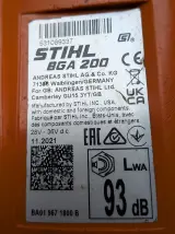 Ruggedragen Accu en Bladblazer, STIHL, AR3000L & BGA200 – foto 11 – kavel bij Onlineveilingmeester, Wijk en Aalburg