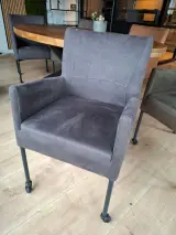 Ovale eetkamertafel met 6 stoelen – foto 6 – kavel bij Onlineveilingmeester, Hoogeveen