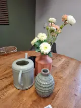 Ronde eetkamertafel met 5 stoelen – foto 6 – kavel bij Onlineveilingmeester, Hoogeveen