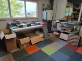 Partij akoestische monsters, samples en panelen diverse kleuren en dessins – kavel bij Onlineveilingmeester, Hoogeveen