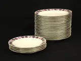 Art Deco Limoges servies Chabrol Fréres & Poirier - Grand Prix Paris 1925 met gestileerd rozenmotief – foto 2 – kavel bij De Kringwinkel, Antwerpen