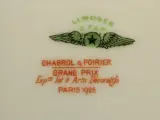 Art Deco Limoges servies Chabrol Fréres & Poirier - Grand Prix Paris 1925 met gestileerd rozenmotief – foto 4 – kavel bij De Kringwinkel, Antwerpen