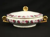 Art Deco Limoges servies Chabrol Fréres & Poirier - Grand Prix Paris 1925 met gestileerd rozenmotief – foto 9 – kavel bij De Kringwinkel, Antwerpen