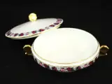 Art Deco Limoges servies Chabrol Fréres & Poirier - Grand Prix Paris 1925 met gestileerd rozenmotief – foto 10 – kavel bij De Kringwinkel, Antwerpen