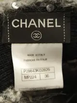 CHANEL - luxe patchwork rok met pailletten, wol, mohair, alpaca en cashmere – foto 11 – kavel bij De Kringwinkel, Antwerpen