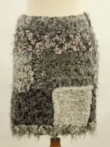 CHANEL - luxe patchwork rok met pailletten, wol, mohair, alpaca en cashmere – foto 4 – kavel bij De Kringwinkel, Antwerpen
