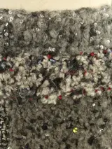CHANEL - luxe patchwork rok met pailletten, wol, mohair, alpaca en cashmere – foto 5 – kavel bij De Kringwinkel, Antwerpen