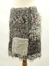 CHANEL - luxe patchwork rok met pailletten, wol, mohair, alpaca en cashmere – foto 8 – kavel bij De Kringwinkel, Antwerpen