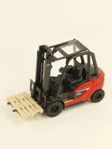 Linde miniatuur vorkheftruck H20–H35 met handmatig verstelbare vork - Made in Germany – foto 8 – kavel bij De Kringwinkel, Antwerpen