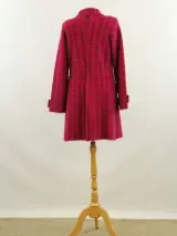 Twinset Actitude - knappe vest in fuchsia en framboosroze pied-de-poule – foto 6 – kavel bij De Kringwinkel, Antwerpen