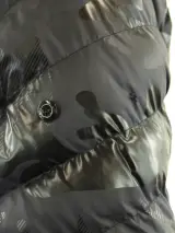 Stone Island zwarte gewatteerde winterjas met faux fur aan kap - maat: M – foto 6 – kavel bij De Kringwinkel, Antwerpen