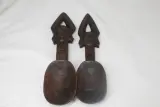2 Traditionele Afrikaanse lepels – kavel bij De Kringwinkel, Brecht