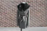 Grijze Guess tweed winterjas - maat 36 – kavel bij De Kringwinkel, Brecht