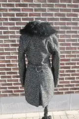 Grijze Guess tweed winterjas - maat 36 – foto 4 – kavel bij De Kringwinkel, Brecht