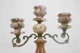 Marmeren kandelaar Hollywood-Regency stijl – foto 4 – kavel bij De Kringwinkel, Brecht