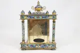 Chinese cloisonné-tafelklok – foto 3 – kavel bij De Kringwinkel, Brecht