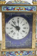 Chinese cloisonné-tafelklok – foto 7 – kavel bij De Kringwinkel, Brecht