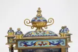 Chinese cloisonné-tafelklok – foto 8 – kavel bij De Kringwinkel, Brecht