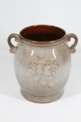 Vintage keramische Rumtopf pot met fruitdecoratie – foto 4 – kavel bij De Kringwinkel, Brecht