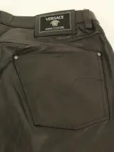 Versace Jeans Couture stoere zwarte lederen damespantalon – foto 9 – kavel bij De Kringwinkel, Antwerpen