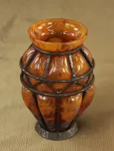 Louis Majorelle voor Daum Nancy - art deco vaas – foto 2 – kavel bij De Kringwinkel, Antwerpen