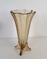 Set van 2 decoratieve glazen vazen – foto 2 – kavel bij De Kringwinkel, Turnhout