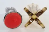 Set van 2 decoratieve glazen vazen – foto 7 – kavel bij De Kringwinkel, Turnhout