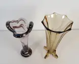 Set van 2 decoratieve glazen vazen – foto 8 – kavel bij De Kringwinkel, Turnhout