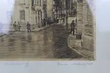 Genummerde ets “Katelijnestraat Mechelen” - Rom. Malfliet – foto 5 – kavel bij De Kringwinkel, Izegem