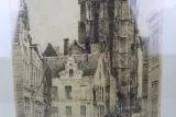 Genummerde ets “Katelijnestraat Mechelen” - Rom. Malfliet – foto 7 – kavel bij De Kringwinkel, Izegem