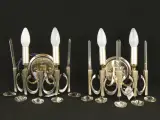 Gaetano Sciolari - Set van 2 'Ovali' Wandlampen - Italië - Jaren 70 – kavel bij De Kringwinkel, Antwerpen