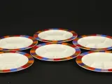 Set van 6 Villeroy & Boch “Santiago” fondueborden – foto 2 – kavel bij De Kringwinkel, Antwerpen