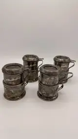 Verzilverde koffiefilters – Le Vieux Strasbourg (4 stuks) – foto 2 – kavel bij De Kringwinkel, Dendermonde