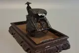 925 zilveren filigraan miniatuur van een riksja – foto 9 – kavel bij De Kringwinkel, Aalst