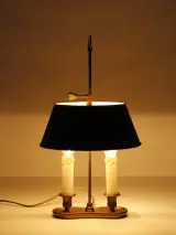 Franse Bouillotte lamp in klassieke Empire-stijl – foto 8 – kavel bij De Kringwinkel, Antwerpen