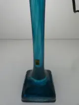 Blauwe glazen tafellamp Cristal Daum – foto 15 – kavel bij De Kringwinkel, Heverlee