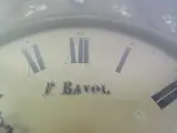 Wandklok F. Bayol met parelmoer inleg – foto 5 – kavel bij De Kringwinkel, Heverlee