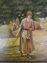Set van 2 Klassieke Schilderijen – F. Fobbe – Landelijke Scènes (Olieverf op Doek) – foto 4 – kavel bij De Kringwinkel, Heverlee