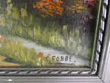 Set van 2 Klassieke Schilderijen – F. Fobbe – Landelijke Scènes (Olieverf op Doek) – foto 10 – kavel bij De Kringwinkel, Heverlee