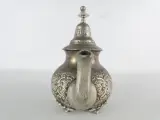 Vintage Marokkaanse verzilverde theepot – foto 3 – kavel bij De Kringwinkel, Heverlee