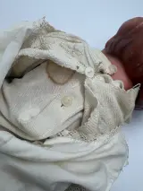 Grote antieke Schildkröt pop met geluidsmechanisme – Model 64 – Celluloid / Hard plastic – foto 11 – kavel bij De Kringwinkel, Gent