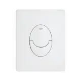 4x WC Bedieningsplaat GROHE, Skate Air, alpinewit – kavel bij Onlineveilingmeester, Drunen