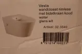 Wandcloset rimless met bidetkraan Wiesbaden, Vesta 32.3540, wit – foto 3 – kavel bij Onlineveilingmeester, Drunen