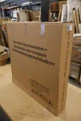Douchebak met accessoires Wiesbaden, wit/zwart – foto 7 – kavel bij Onlineveilingmeester, Drunen